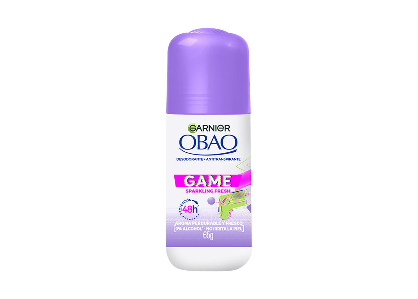 Garnier Obao Roll-On Game Mujer, 65 gr
